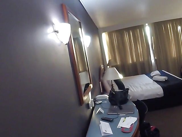 Married couple fuck in the hotel room bathroom