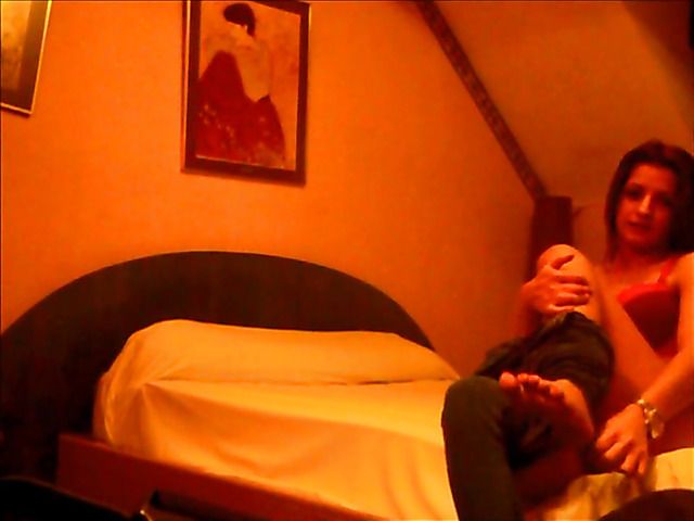 Young amateur redhead sucking & fucking