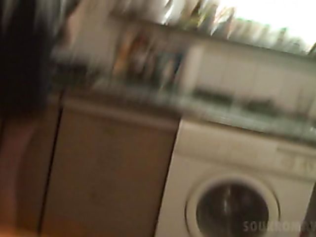 Sex tape of a blond girl with nice tits and bald pussy