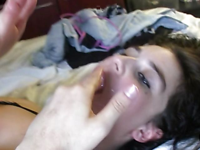 Sweet amateur babe gets banged by hairy older guy