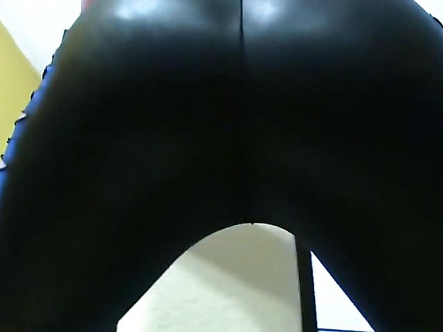 Tight leather pants and high heels on hot ass latina