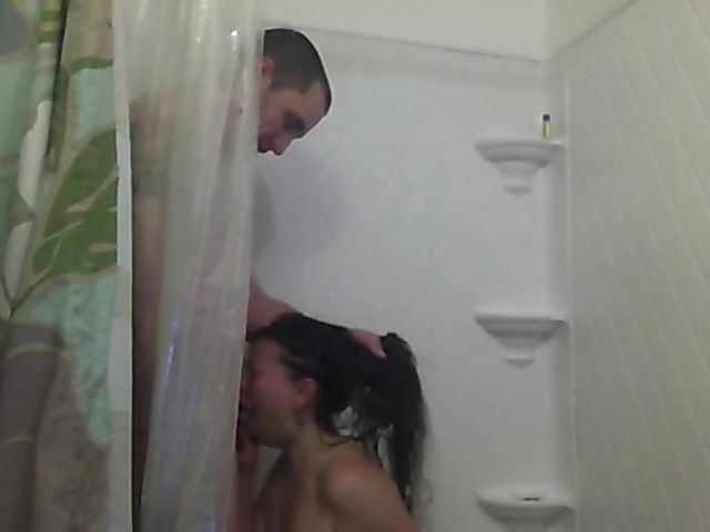 Hardcore shower face fucking teen