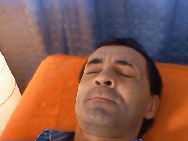 Fat granny fucking with two men in a threesome