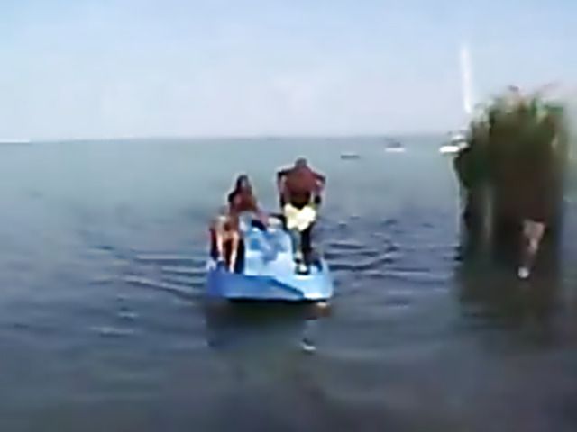 Two on four outdoor orgy with Maya Gold