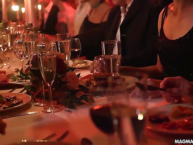 Horny swingers fuck wearing masks and costumes