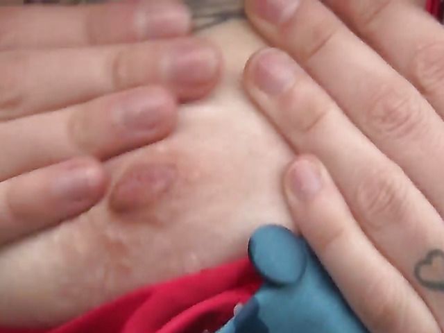 Ass cheeks spread and pussy exposed outdoors