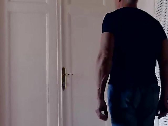 Three men fuck gorgeous brunette in every hole possible