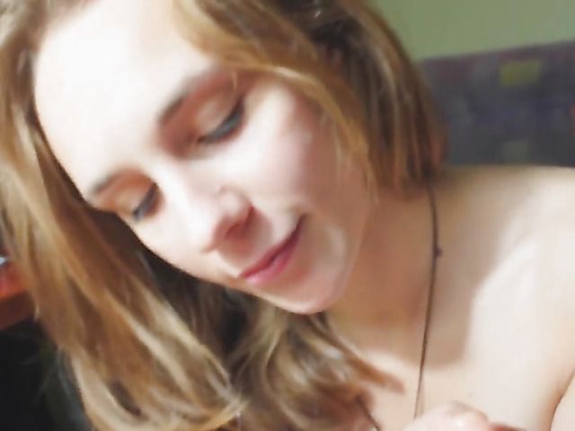 Tender Ukrainian girlfriend sucking a cock POV