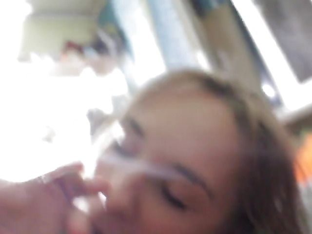 Tender Ukrainian girlfriend sucking a cock POV