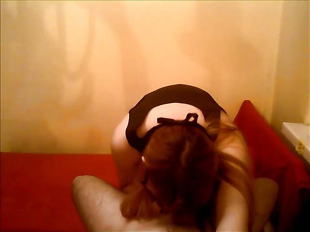 Man gets strapon fucked by his teen girlfriend