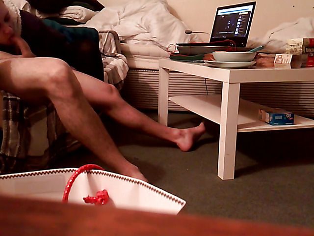 Girlfriend with tattoos gets screwed on webcam