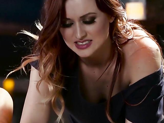 Massage for a naked babe and hot lesbian sex