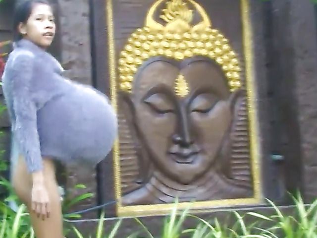 Thai girl with monster tits deepthroated and facialed