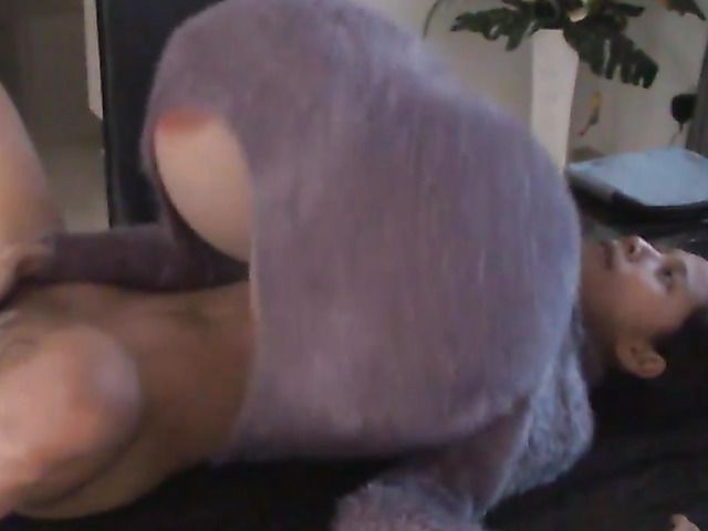 Thai girl with monster tits deepthroated and facialed