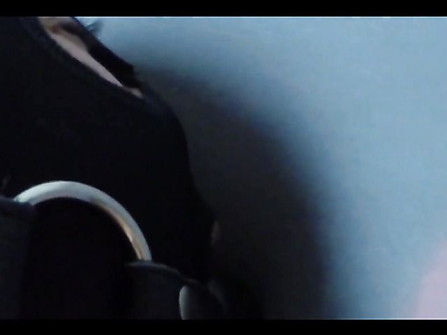 Amateur rope bondage in high heels and ass toying