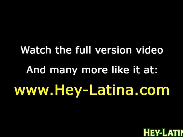 Tiny titted teen latina enjoys meaty cock in her bald pussy