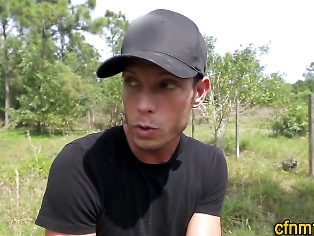 Petite teen in red panties gets fucked in the outdoors