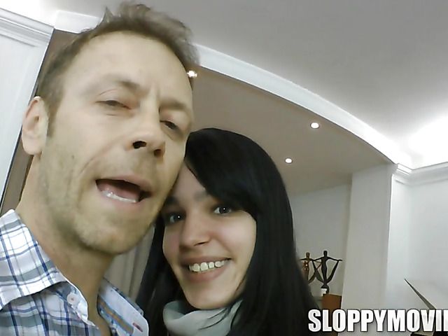 Petite teen brunettes love Roccos huge dick 