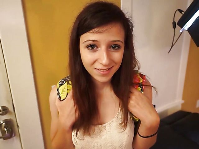 Hairy teen amateur gets fucked and swallows cum