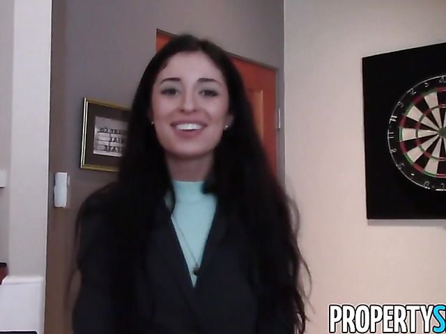 Slim brunette teen takes a cock on cam