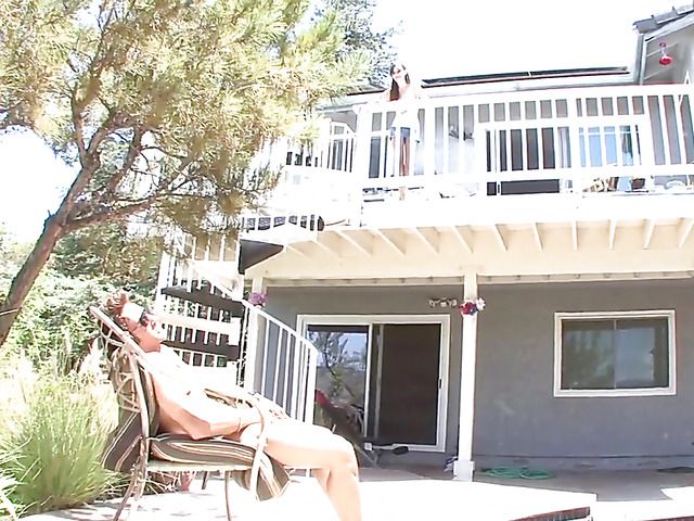 Hot chick Victoria Rae Black gives a helping pussy by a guy