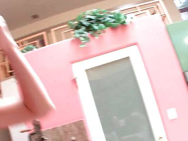 Sweet lesbians get naked in the kitchen