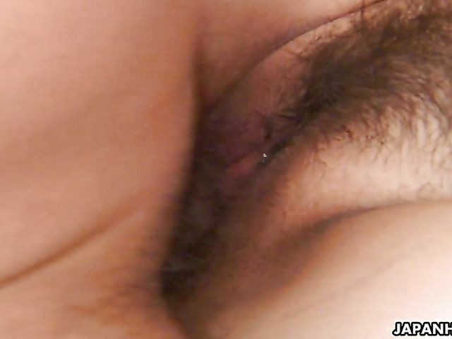 Hairy Japanese MILF gets rammed and loves it