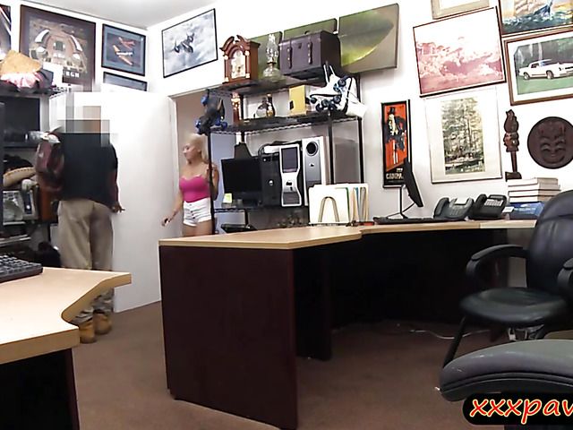 Busty stripper screwed by horny pawn guy