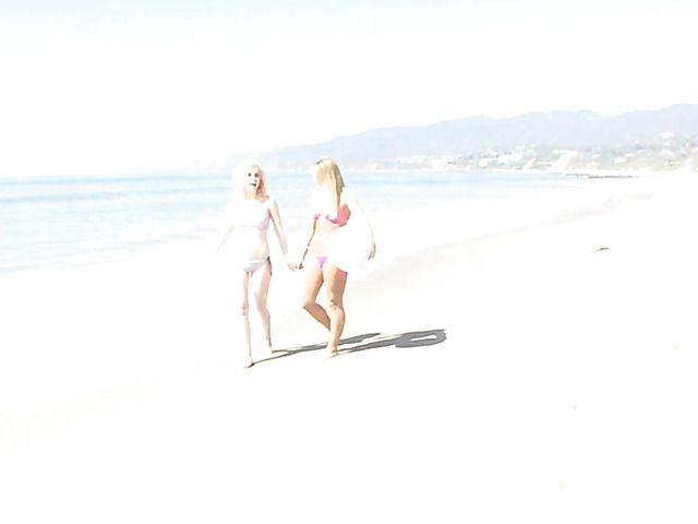 Sexy lesbian girlfriends spend time together