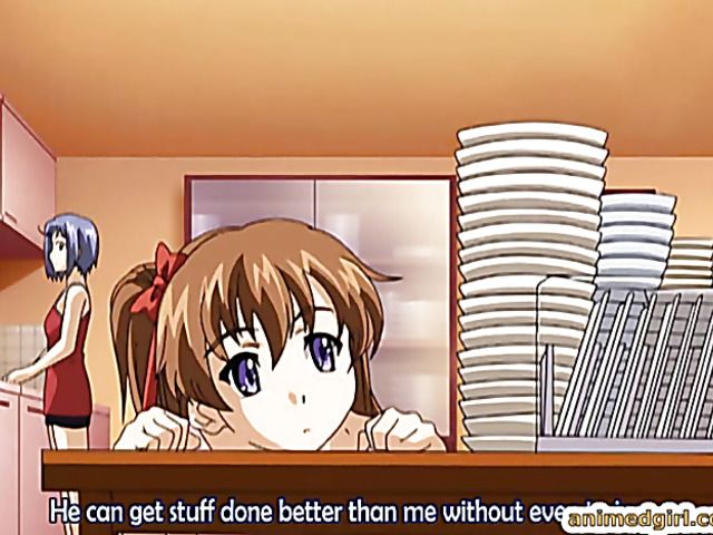Busty hentai girls getting down and dirty