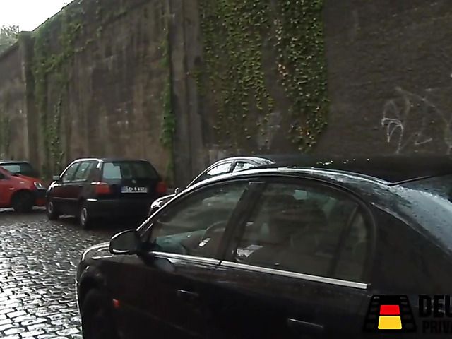 German blonde amateur gets nailed in the forest