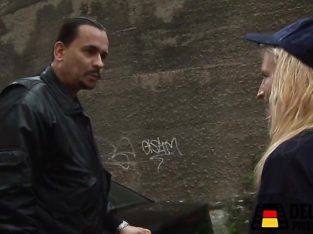 German blonde amateur gets nailed in the forest