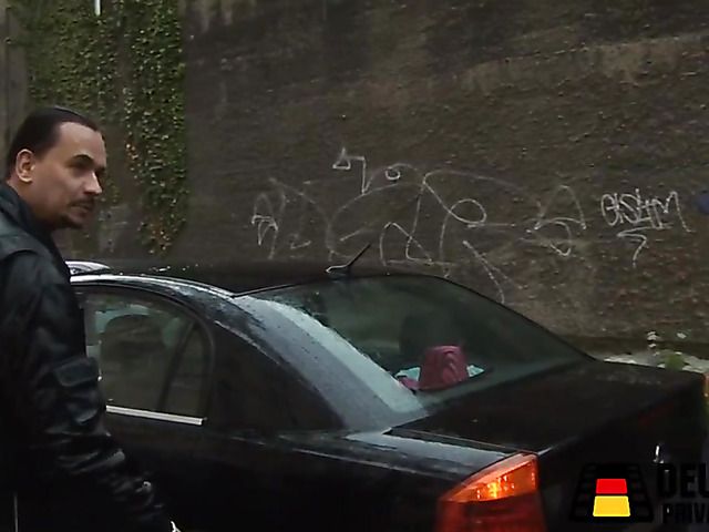 German blonde amateur gets nailed in the forest