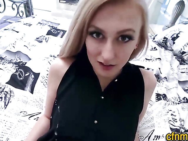 Beautiful teen amateur gets screwed POV