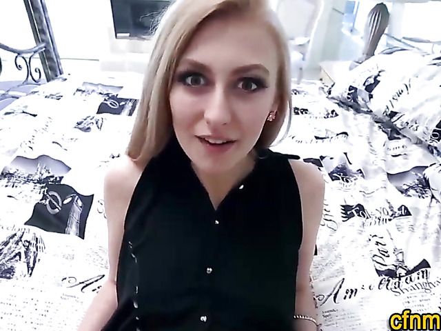 Beautiful teen amateur gets screwed POV