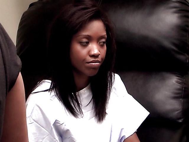 Lesbian asian girls share a redhead