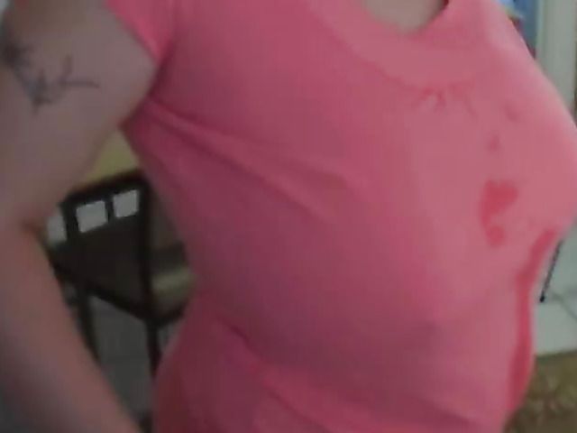 Fatty with huge melons gets nailed in the office