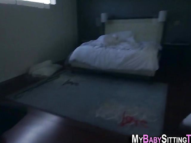 Fat cock for a sweet blonde baby sitter 