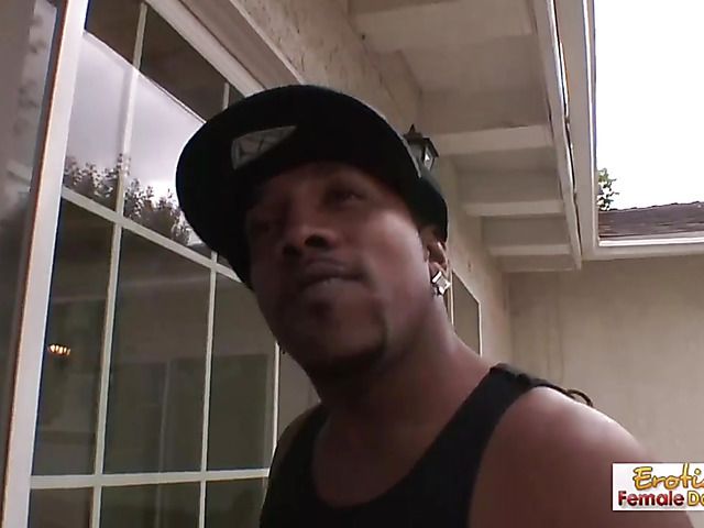 Tall MILF gets drilled by a huge black pole