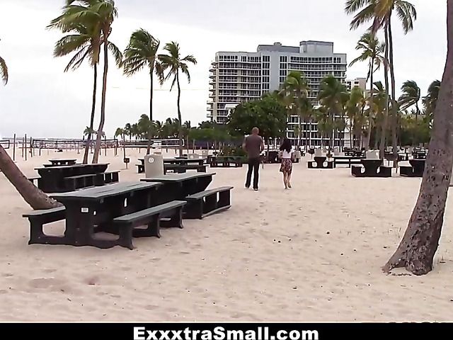 Petite Brazilian teen Gina Valentina gets a cock