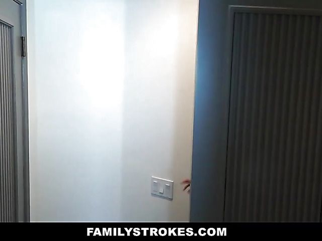 Hardcore sex in the bedroom with a burglar