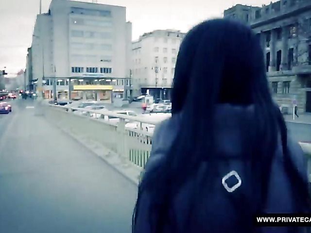 Skinny Czech model El Storm interviewed and fucked