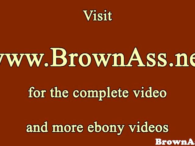 Big black ass and thick white cock