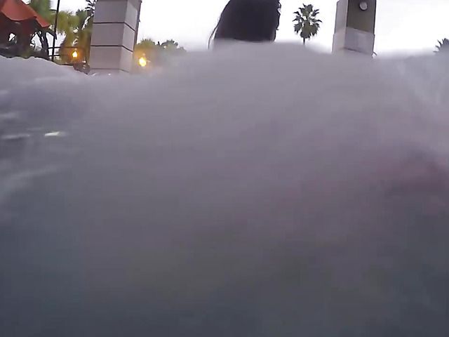 Hot tub, foam, a wet pussy and a great BJ