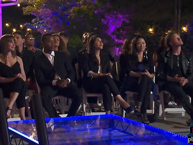 Black cougar fucked after hosting a catwalk lingerie show