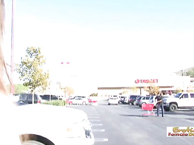 This massive tits woman loves it black