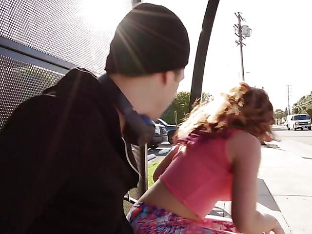 Public fuck in the backstreet with big ass Savannah Fox 