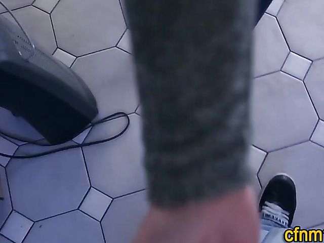 Hot blowjob and tits cumshot in POV