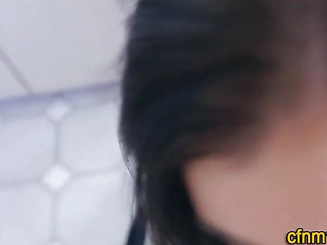 Hot blowjob and tits cumshot in POV