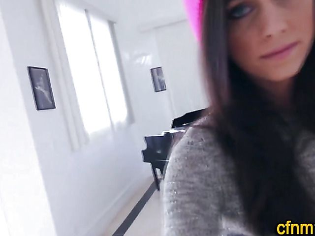 Hot blowjob and tits cumshot in POV